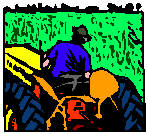 Man on a tractor