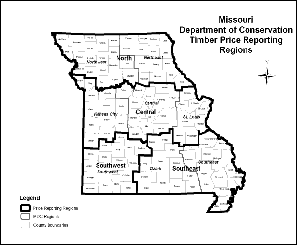 Missouri Department of Conservation Regions